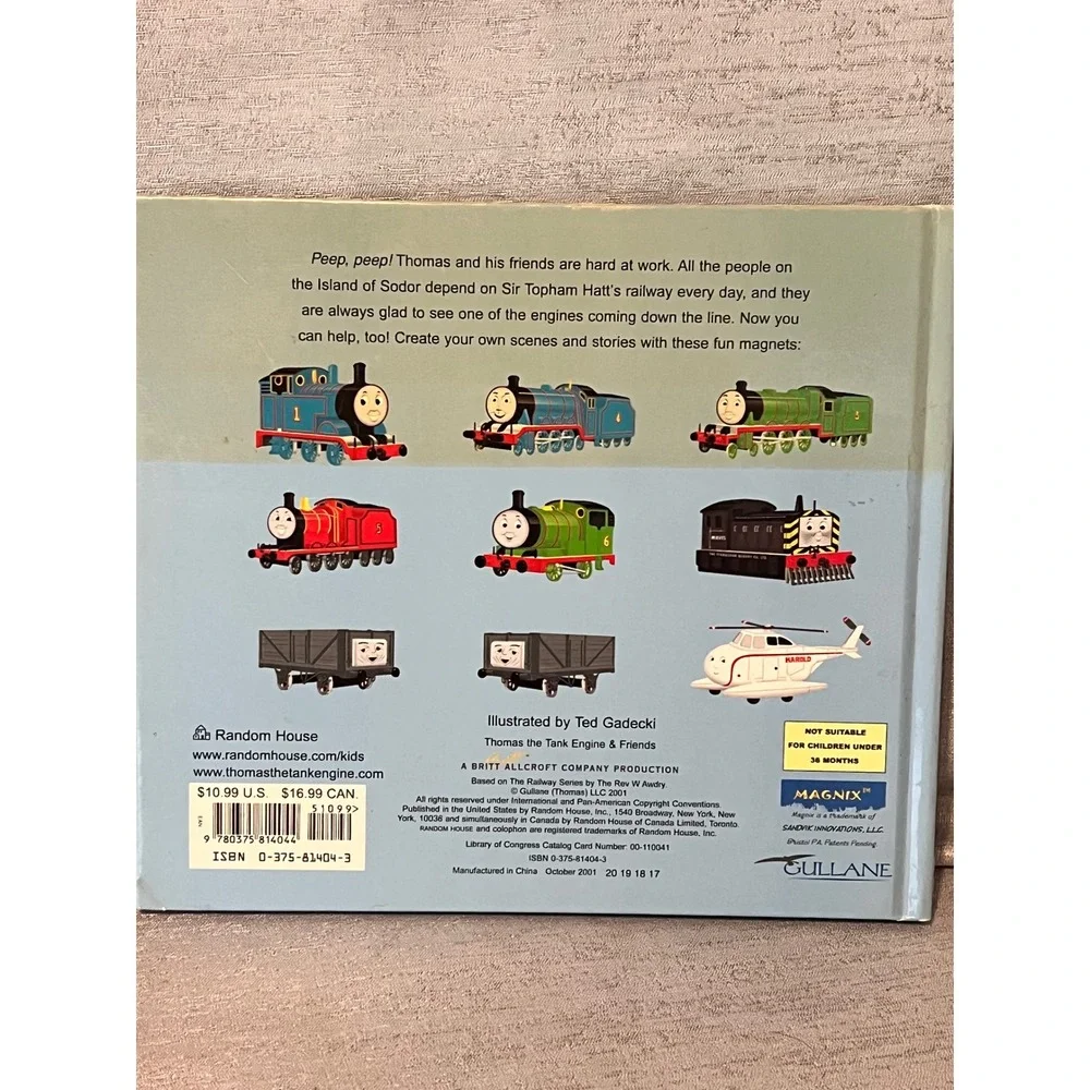 Thomas & Friends James Goes Buzz Buzz DVD and Magnetic Play Book Set Bundle